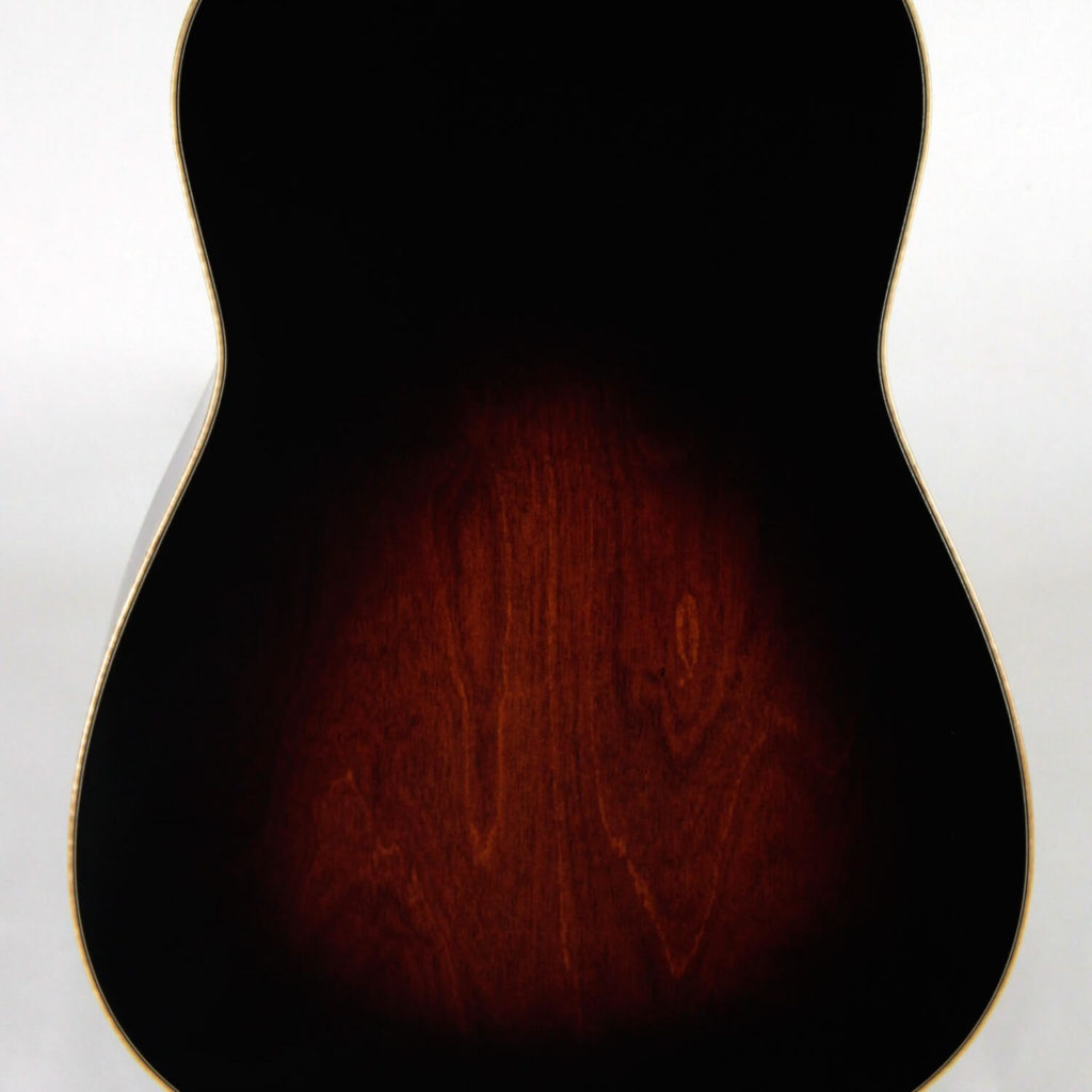 Beard MA-6 resonator guitar back, Tobacco sunburst